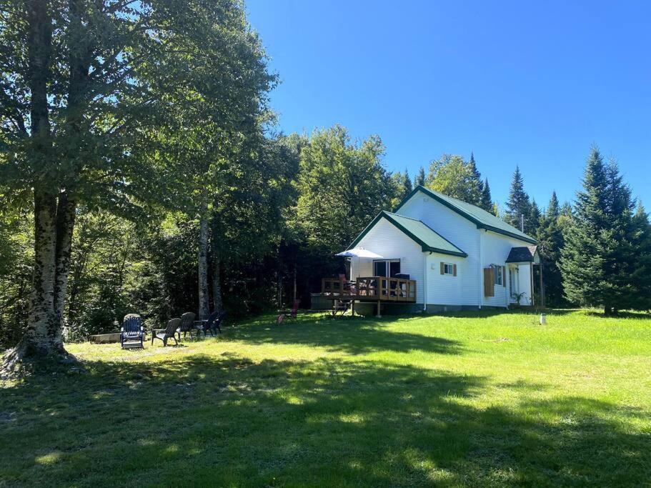Le Jazz- Chalet Rustique/Chic Avec Spa Notre-Dame-Des-Bois Kültér fotó