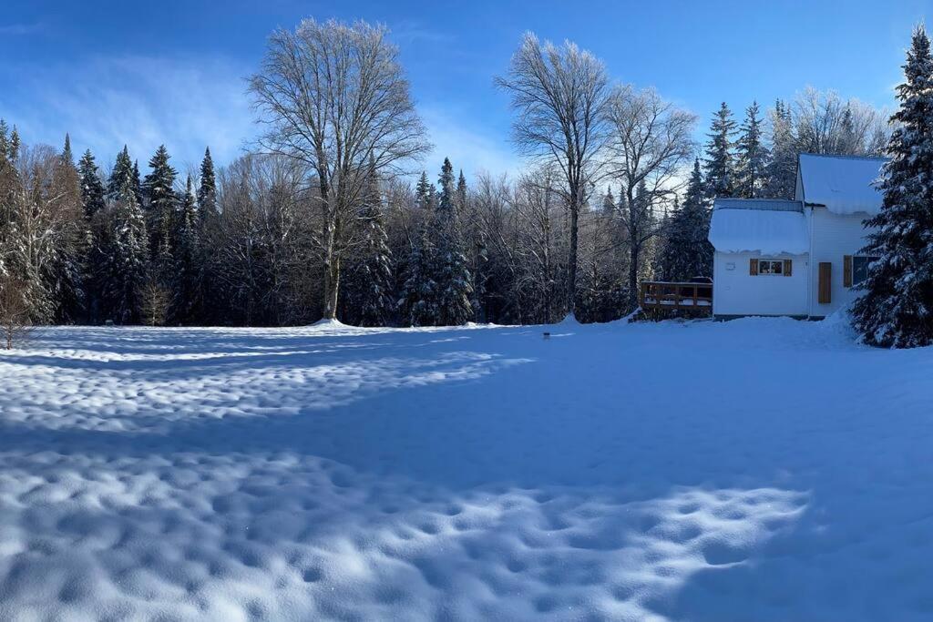 Le Jazz- Chalet Rustique/Chic Avec Spa Notre-Dame-Des-Bois Kültér fotó