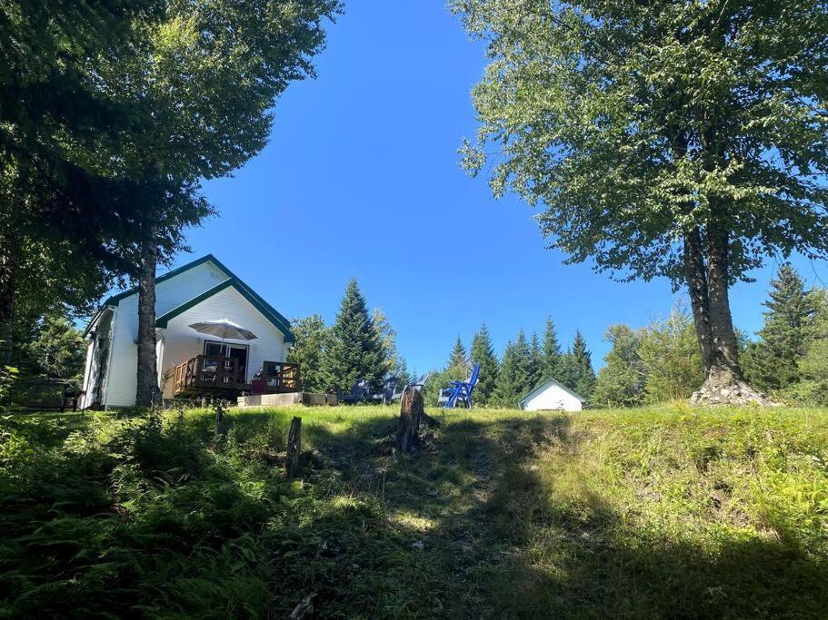 Le Jazz- Chalet Rustique/Chic Avec Spa Notre-Dame-Des-Bois Kültér fotó