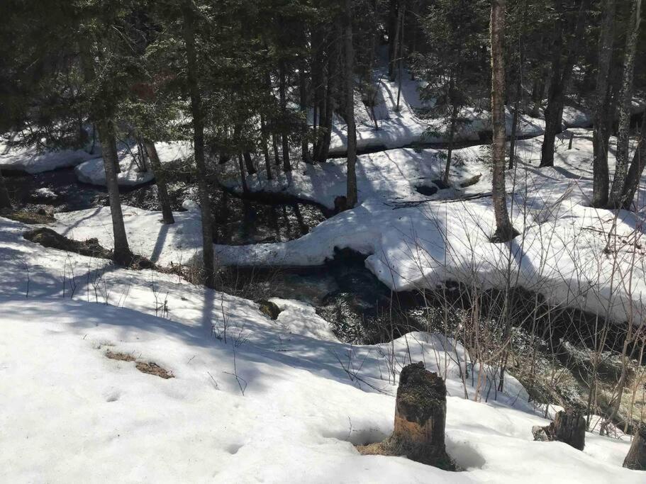 Le Jazz- Chalet Rustique/Chic Avec Spa Notre-Dame-Des-Bois Kültér fotó