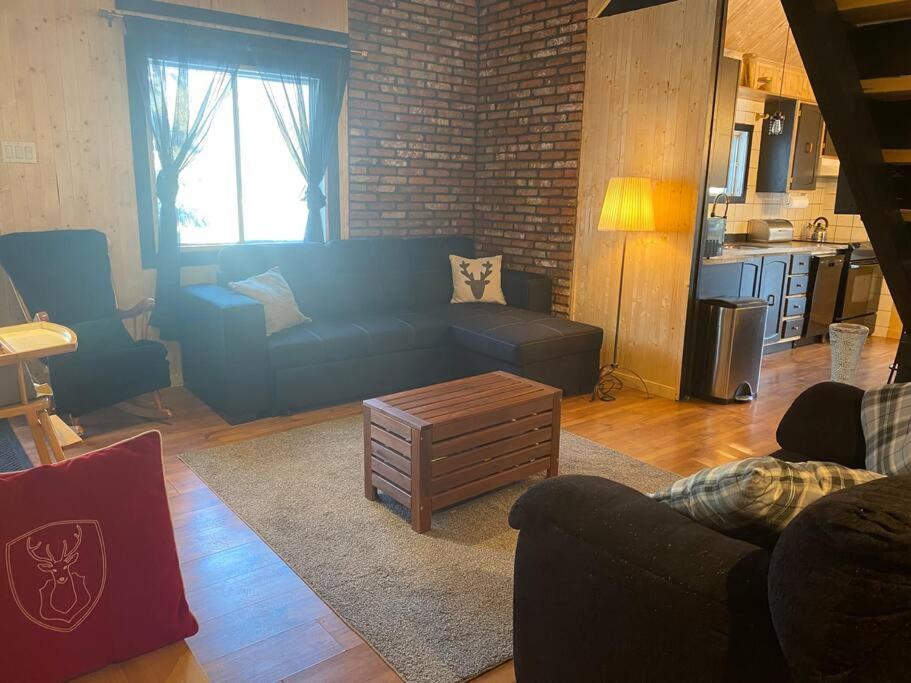 Le Jazz- Chalet Rustique/Chic Avec Spa Notre-Dame-Des-Bois Kültér fotó
