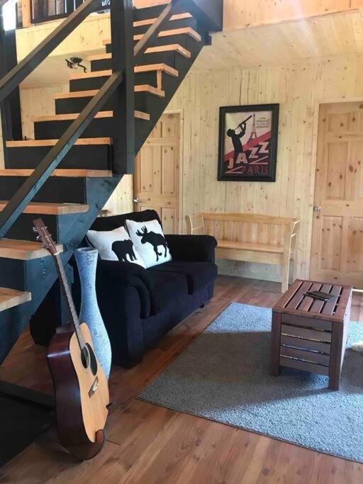 Le Jazz- Chalet Rustique/Chic Avec Spa Notre-Dame-Des-Bois Kültér fotó