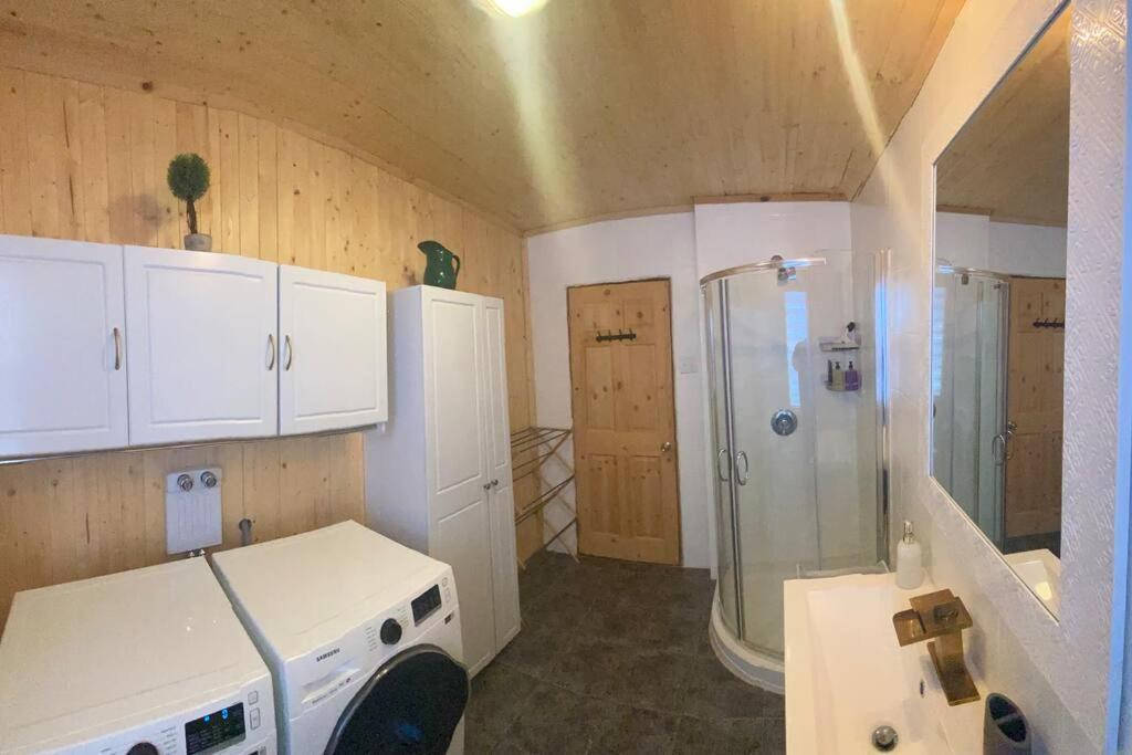 Le Jazz- Chalet Rustique/Chic Avec Spa Notre-Dame-Des-Bois Kültér fotó